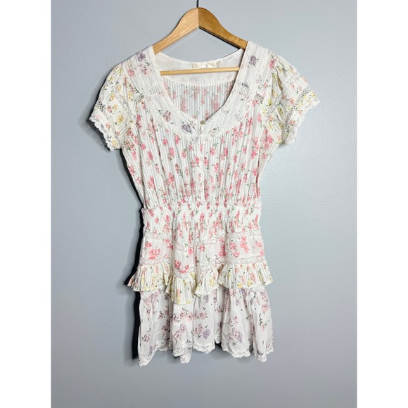 LoveShackFancy‎ Jeromie Mini Dress Fruit Bliss Small - Picture 3 of 11